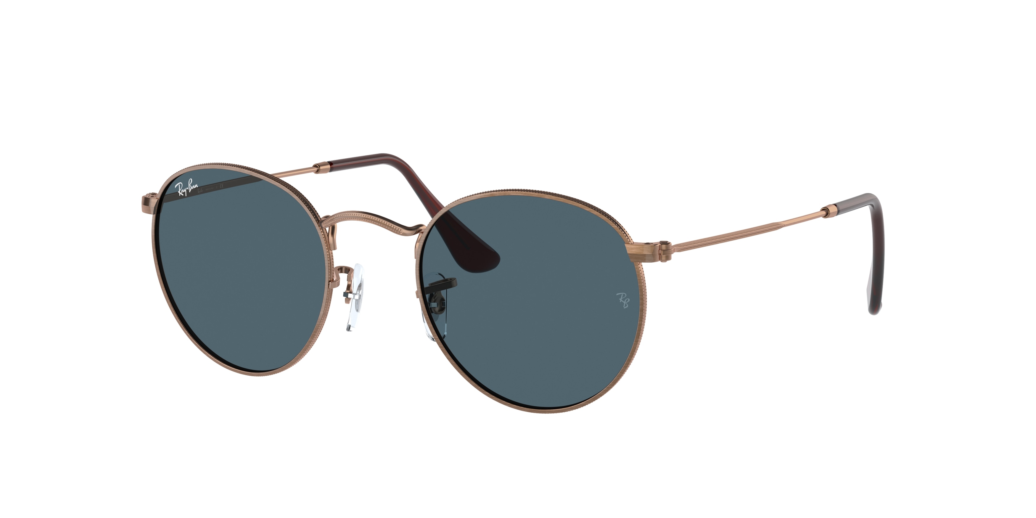 Ray Ban RB3447 9230R5 Round Metal 